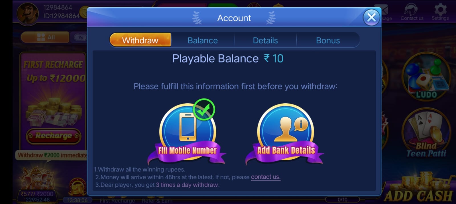 Gogo Win : Gogo Win Rummy APK Download : GOGO Win Rummy App : Bonus ₹10 8 Gogo Win Rummy Apk