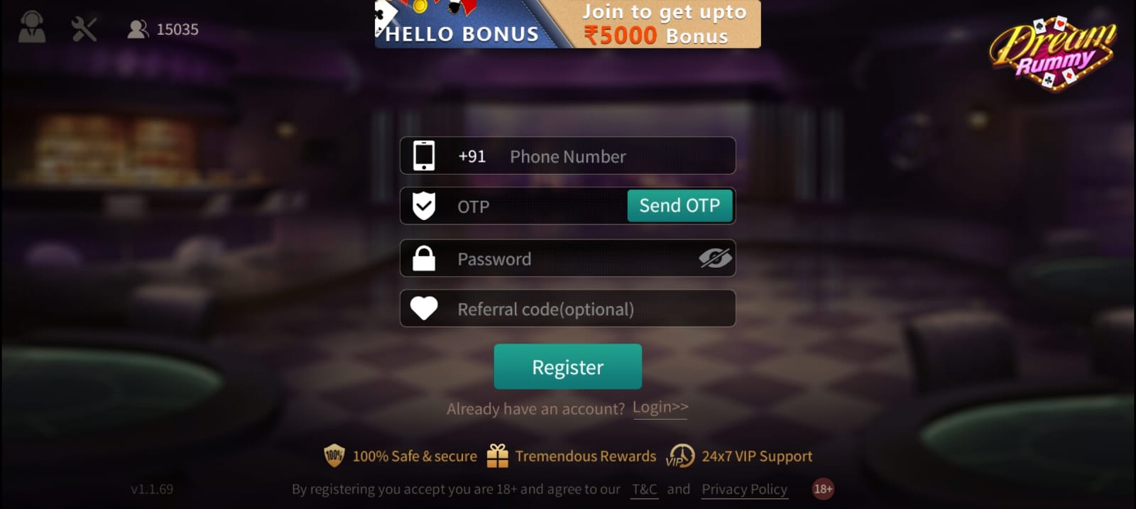 Dream Rummy App