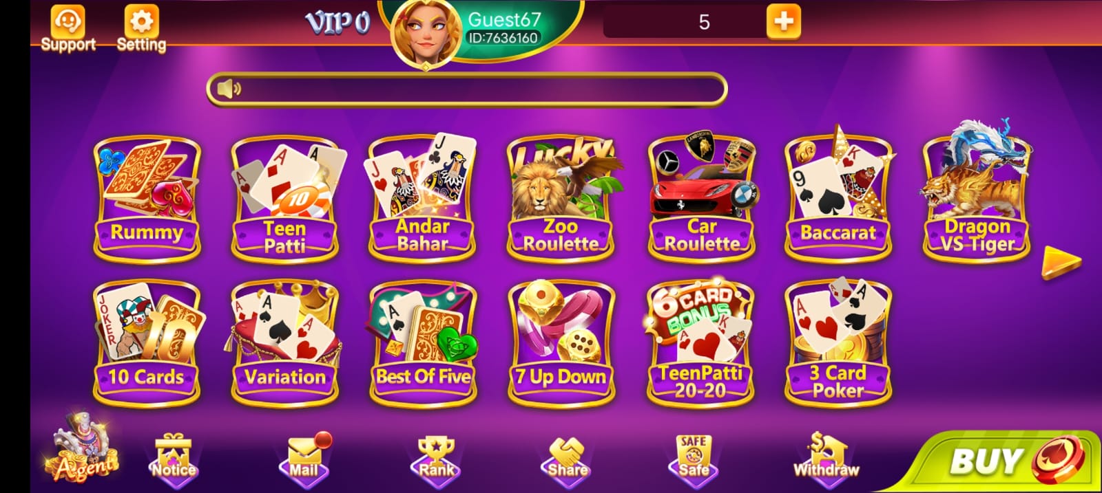 Teen Patti Mini App