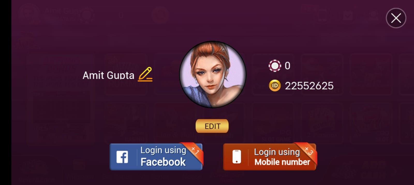 Register In Rummy Pub App
