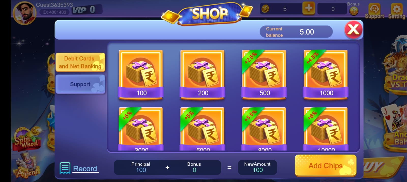 Add Money In Teen Patti Rio Apk