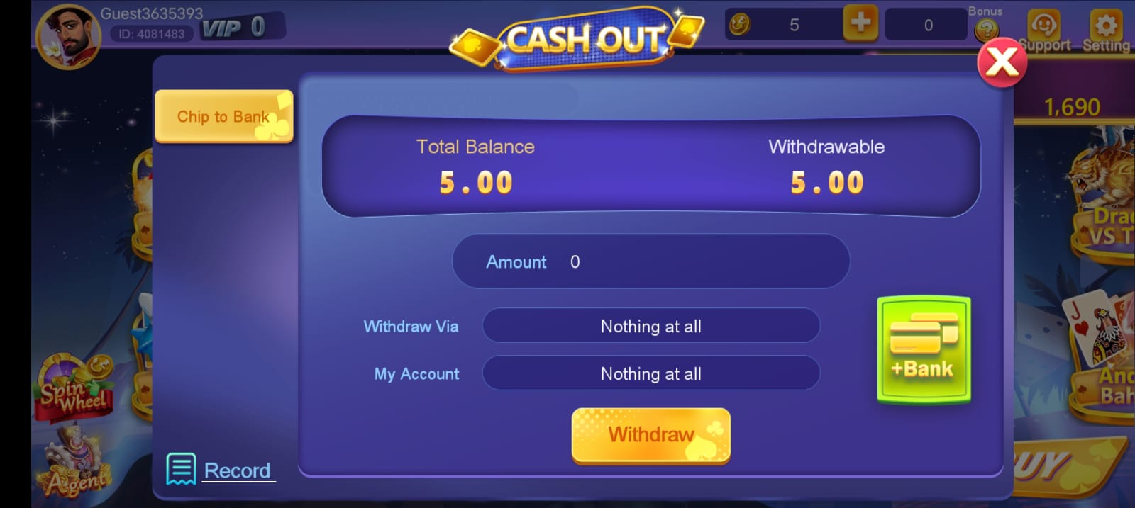 Cash Withdraw In Rio Teen Patti Apk